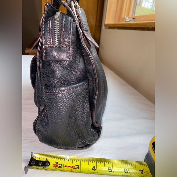 Fossil Brown Leather Shoulder Bag - Picture 3 of 10